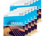 D&#39;Addario EJ16-10P Phosphor Bronze Light Acoustic Guitar Strings (10-Pack) - $125.39