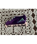 Tennis Shoe Hiking Pin Purple Trek With The Best Signed Martha 1997 Rare... - £7.05 GBP