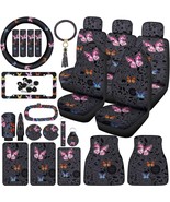 Butterfly Seat Covers Full Set for Women Butterfly Universal Car Accesso... - €94,02 EUR