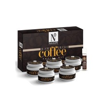 NutriGlow Natural&#39;s Raw Irish Coffee Facial Kit Exfoliates Dead Skin 8.8... - $35.86