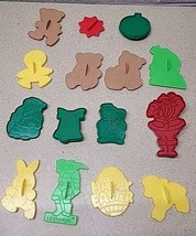 Vintage Nesbitt Christmas Halloween Cookie Cutters Lot Of 15 - $15.89