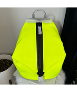 Rebecca Minkoff Julian Jumbo Zipped Nylon Backpack, Designer Neon Yellow... - $149.00