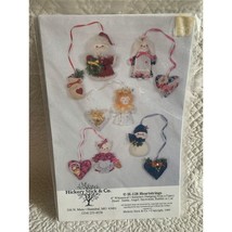 Heartstrings Santa Bunny Angel Snowman Heats Sewing Pattern by Hickory Stick H12 - $10.29