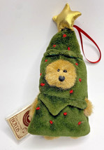 Boyds Bears Miniature Lil’ Frazier Christmas Tree Bear Ornament With Tags BB18 - £44.84 GBP
