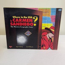 Where In The USA Is Carmen Sandiego ? The Mystery Geography Board Game 1993 - £18.95 GBP