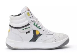 Servis Cheetah High top trainers White yellow green shoes afghani tali s... - $82.00