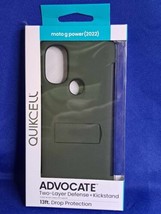 Quikcell Advocate Olive Green Phone Case W/ Kickstand For Moto G Power (... - $11.29