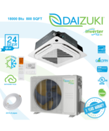 18000 BTU Mini Split Air Conditioner INVERTER Heat Pump 220V  WiFi Cassette - $34,572.80 MXN