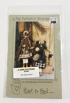 #85 Feathered Friends Heart To Hand Pattern 20&quot; Stuffed Dolls - €8,43 EUR