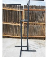 CLOTHES CLOTHING RACK GALVANIZED STEEL INDUSTRIAL BUSINESS GRADE W/BALL ... - $30.60