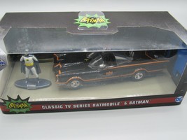 BATMAN 1966 Classic TV Series Batmobile Diecast 1:32 Jada Toys 5 inch w ... - £27.52 GBP