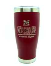 Morehouse Maroon Tigers Etched Stainless Steel Hot Cold Beverage Tumbler... - $26.73