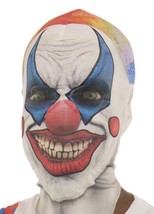 Faux Real Adult Clown Halloween Mask Costume Joker Scary Kiss Red Mouth Nose - £19.97 GBP