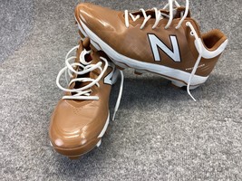 New Balance Cleats Mens 13  Kinetic Stitch PL4040L5 Baseball Brown REVLite 4040 - £27.78 GBP