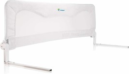 Bed Rails for Toddlers &amp; Infants Extra Long Crib rail Guard -White (59L1... - $75.23