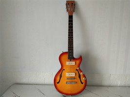 Right Handed  Electric Guitar,Orange Semi Hollow Mahogany Body S450 - £230.72 GBP