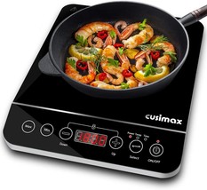 Portable Induction Burner with Timer, Sensor Touch Countertop Burner, 10 Tempera - £79.13 GBP