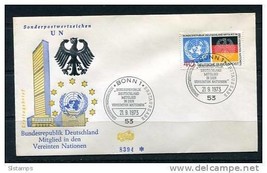 Germany 1973 Cover Firsr day Special cancel  (Ersttagdbrief)  UN - $2.97
