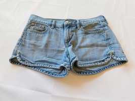 Old Navy Ladies Women&#39;s Shorts Size 4 Lowest Rise short shorts Blue GUC - $15.43