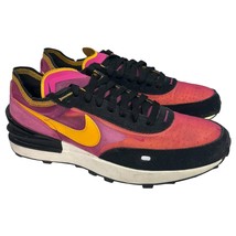 Nike Waffle One Shoes Womens 7.5 Pink Black Sneakers DC2533-600 Walking ... - $37.61