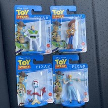 Disney Pixar Toy Story Set Of 4 Mattel Micro Collection Mini Figures NEW - $9.49