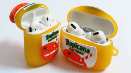 Fun Novelty (Fresh Orange Juice) Airpod (2nd/3rd Gen) Silicone Protectiv... - $25.99 CAD+