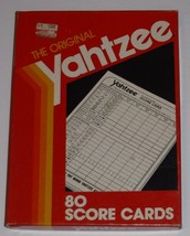 Vintage YAHTZEE Score Pads 80 Score Cards E6100 Open Box Complete - £6.04 GBP