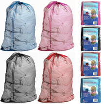 4 Pc Extra Large Mesh Laundry Bags Drawstring Handle 36 X 24 Lingerie De... - £26.37 GBP
