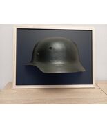 German WW2 era half helmet M35- wall plaque - wall art - plastic replica - $1,354.26 MXN