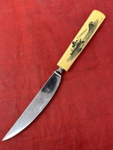 VTG 1960s Nuguruk Signed Scrimshaw Othello Germany Steak Knife Alaska Hunting - £22.28 GBP