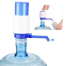 New Hand Press 5 &amp; 6 Gallon Pump For Water Bottle Jug Manual Drinking Tap Spigot - £15.95 GBP
