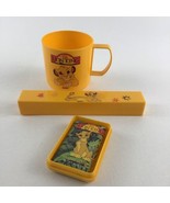 Disney The Lion King Toiletry Set Toothbrush Holder Soap Dish Cup Vintag... - £31.12 GBP