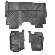 Front Floor Mats And Rear Floor Mat for Ford F150 Super Crew Cab 2015-2024 TPE - $69.57