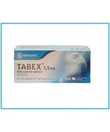 2 Packs TabeX for quitting smoking 2x100 tablets 1.5 mg Sopharma - $107.79