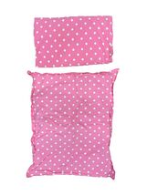 Pottery Barn Kids Hot Pink Polka Dot Twin Duvet &amp; One Standard Sham Set 2pc - $23.94 CAD