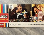 Lego No. 375 Building Toy Vtg 1960s Bricks Samsonite **BOX ONLY** - $14.50