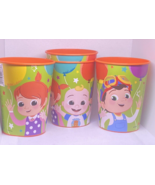 COCOMELON REUSABLE PLASTIC BIRTHDAY PARTY CUPS 16 OZ - $5.00