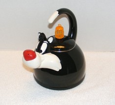 Vintage Looney Tunes Sylvester Without Tweety Bird Tea Kettle /POT Guc - £19.54 GBP