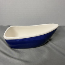 Blue Class Boat Dish RETIRED Pier 1 Collection Cute Bathroom- Kitchen Beach Deco - $18.70