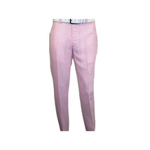 Mens Premium 100% Linen Cocktail Suit by INSERCH Breathable and cool SU880 Pink image 9