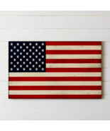 American Flag Wood Wall Print - Large - $74.99