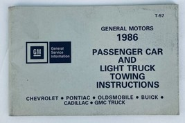 1986 General Motors Chevrolet Dealer Showroom Sales Brochure Guide Catalog - £11.18 GBP