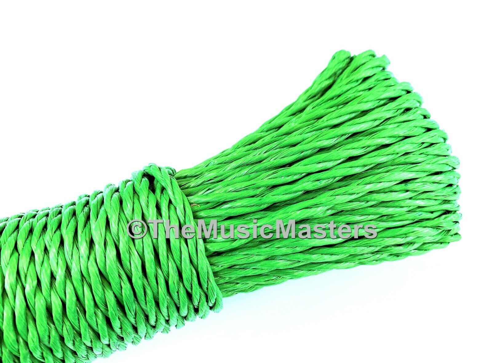 Primary image for Green 50ft Twisted Poly UTILITY ROPE Line Cargo Tie Down Tent Cord Twine String