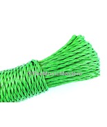 Green 50ft Twisted Poly UTILITY ROPE Line Cargo Tie Down Tent Cord Twine... - £6.57 GBP