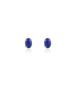 18K Gold Lapis Lazuli Earrings - £143.64 GBP