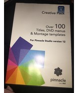 Avid Pinnacle Studio Creative Pack Volume 1 Version 12 Templates And More - £38.84 GBP