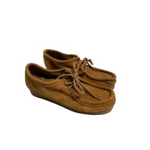 Anthropologie Womens Size 6 Lace Tie Up Shoes Moccasin LEather Suede - £14.85 GBP