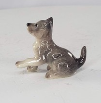 Hagen Renaker Grey Wolf Cub Puppy Dog Miniature Figurine Coyote - £38.91 GBP