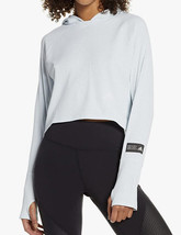 NWT adidas Womens Adapt Hooded Sweatshirt, Blue Tint Size XS - £19.51 GBP