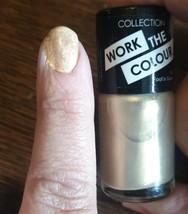 Collection work the colour 8ml nail polish varnish 16 Fool’s Gold - £3.04 GBP